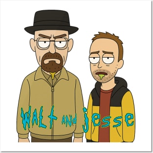Multiverse Mix: Walt and Jesse Posters and Art